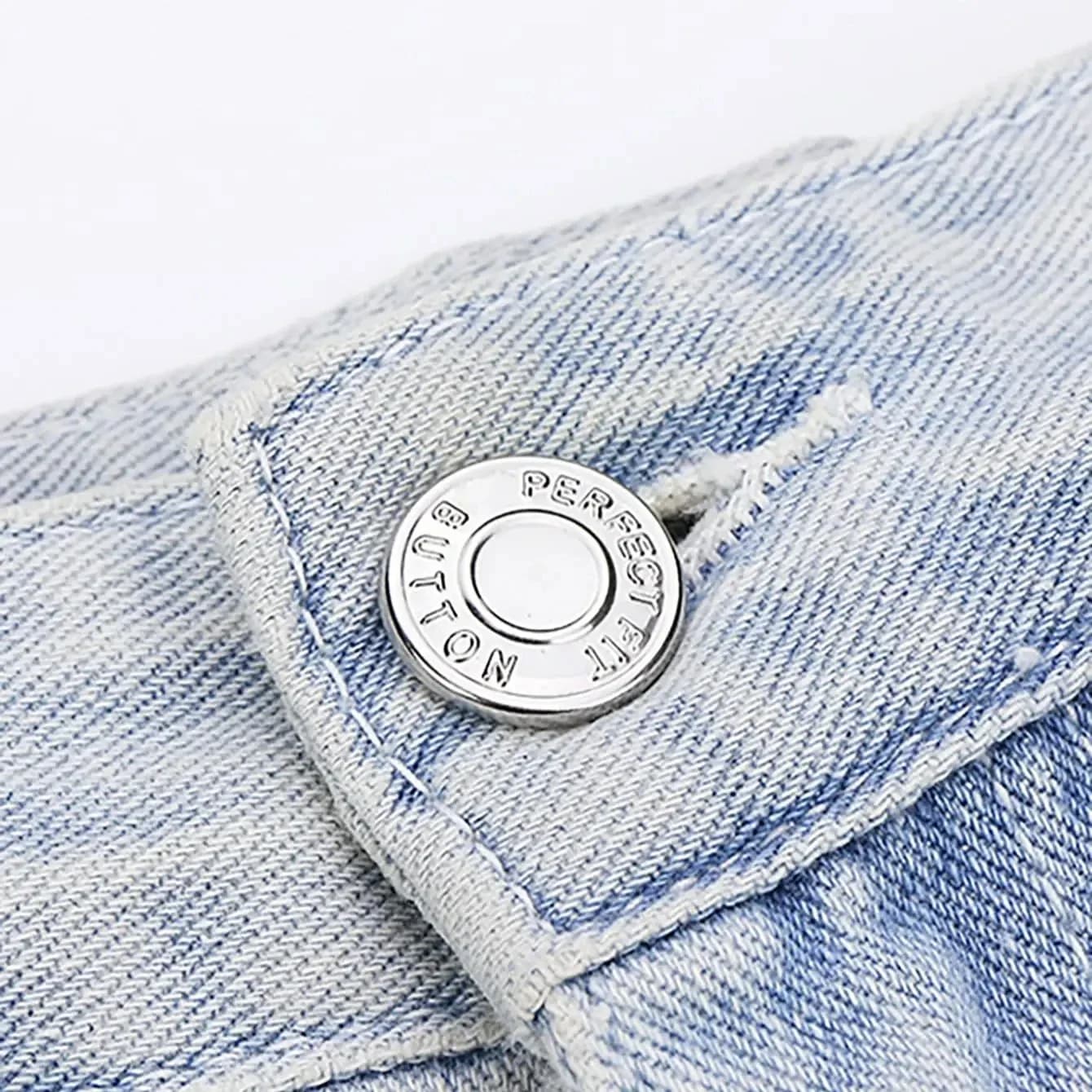 GracePure Sew-Free Vintage Metal I-Buttons Adjustable thumbnail 5